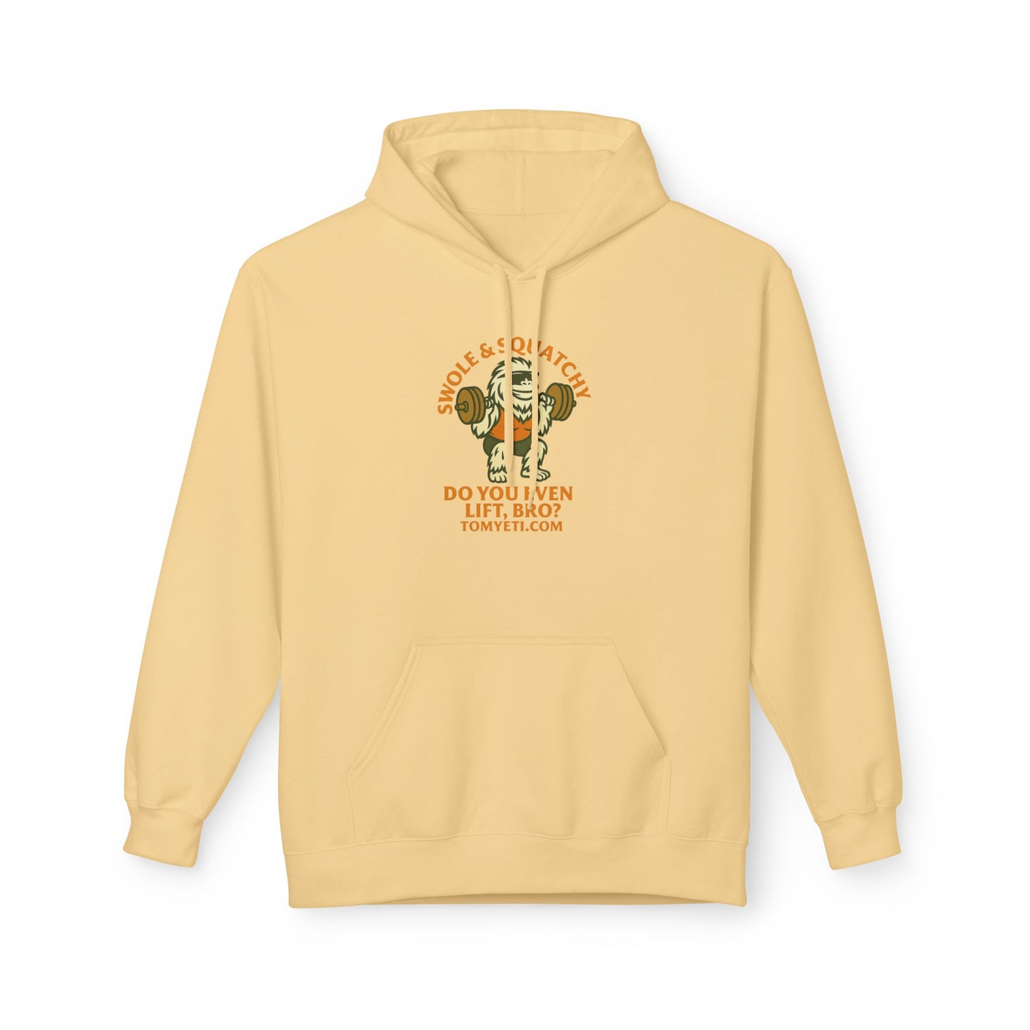Tom Yeti Do You Even Lift Bro Swole & Squatchy Hoodie