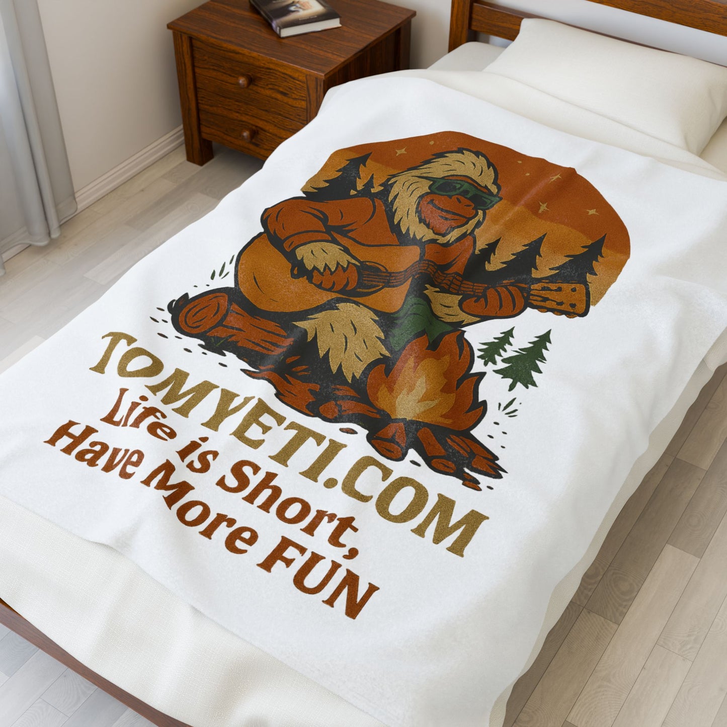 Tom Yeti Official Plush Blanket