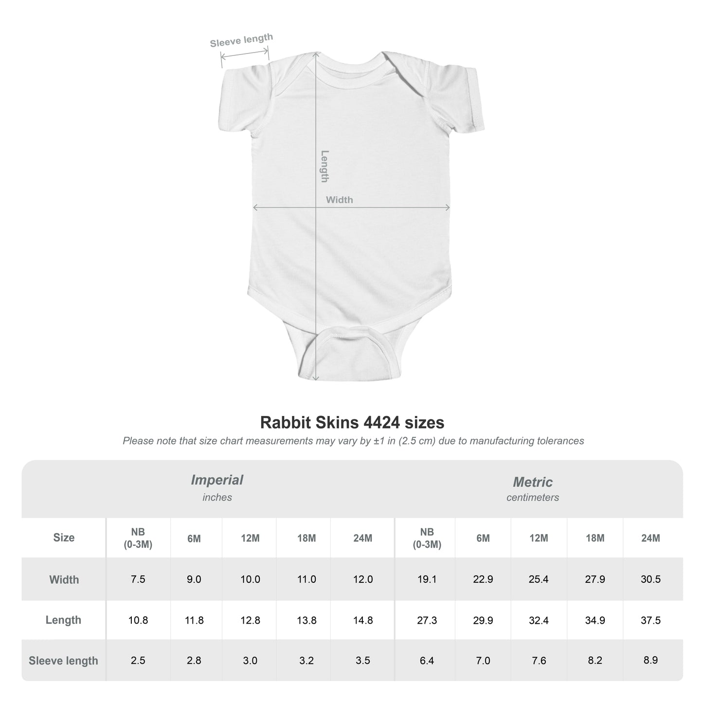 Tom Yeti Official Infant Fine Jersey Bodysuit/Onesie