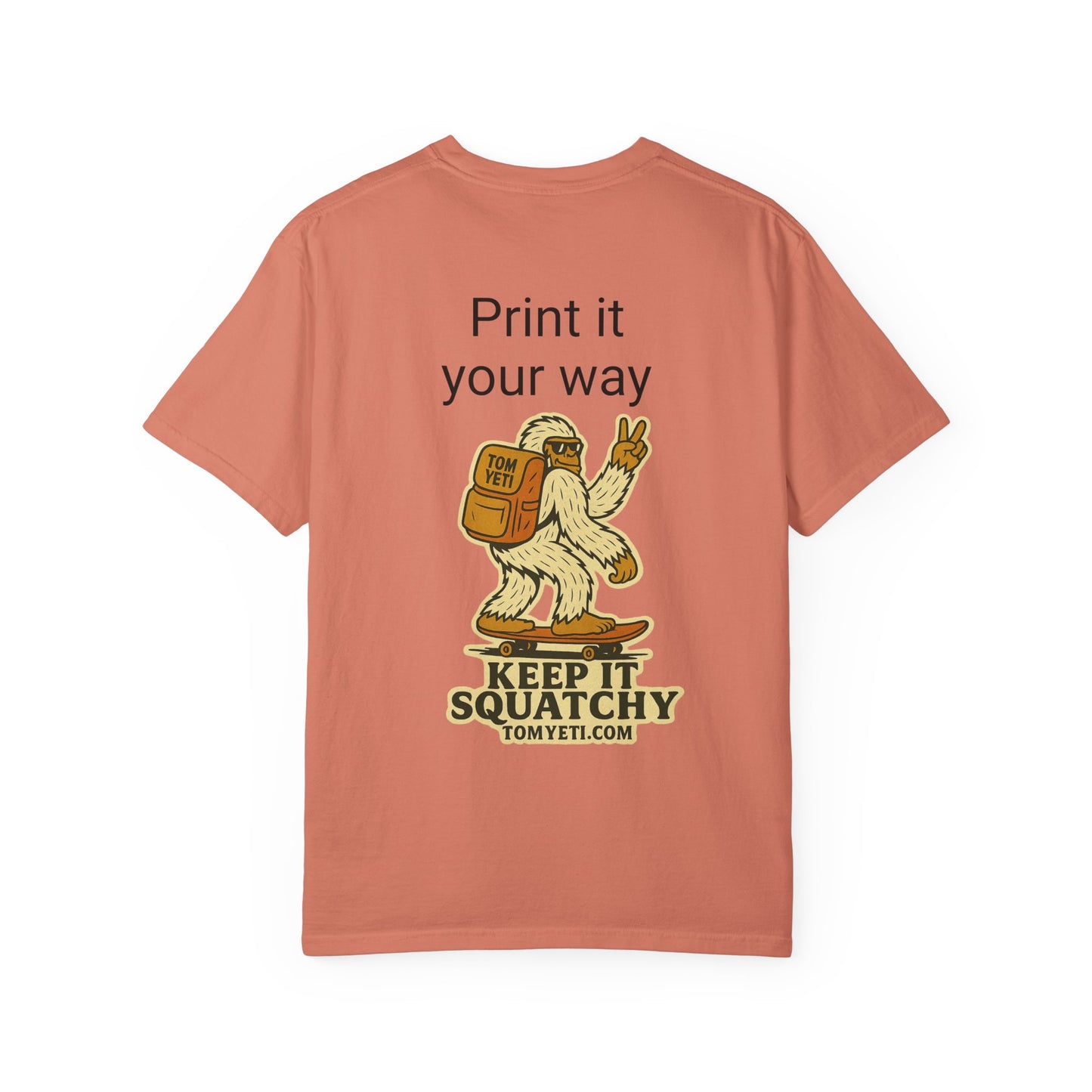 Personalize your own Tom Yeti T Shirt!