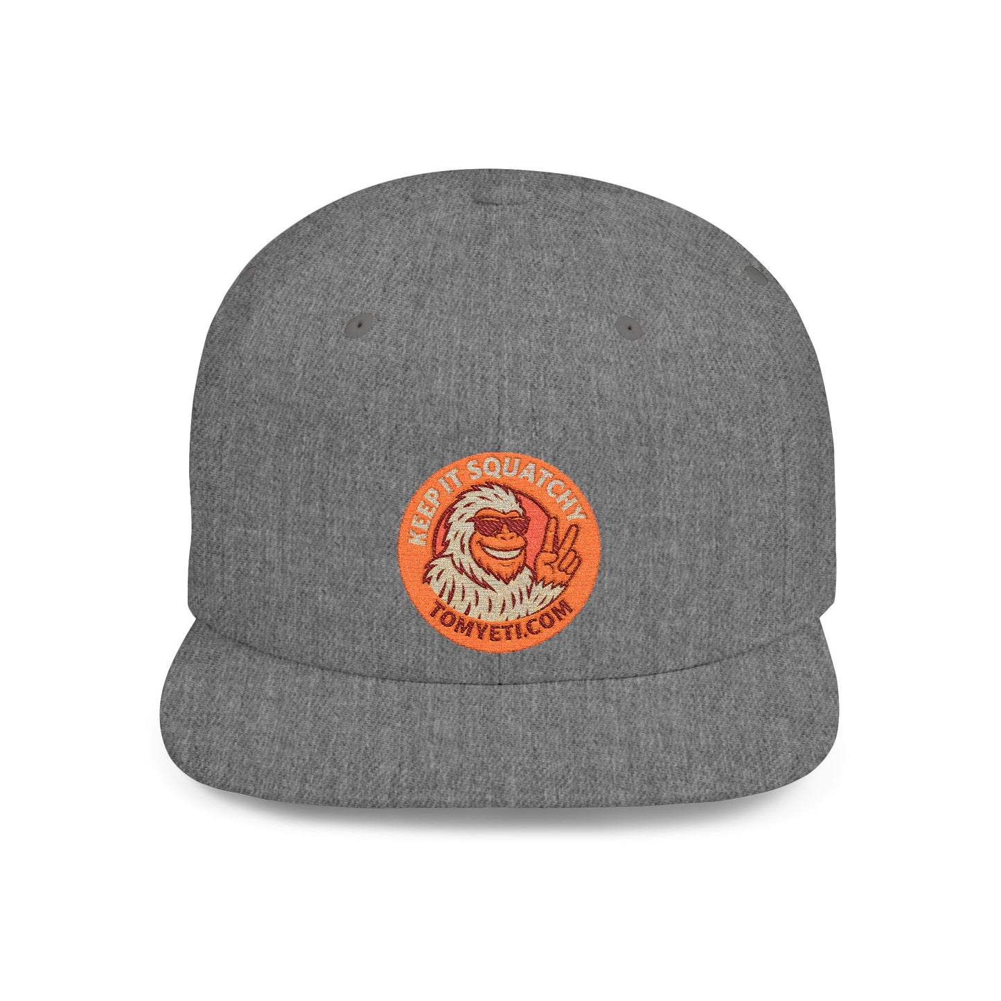 Flat Brim Hat - Tom Yeti Official Snapback Cap