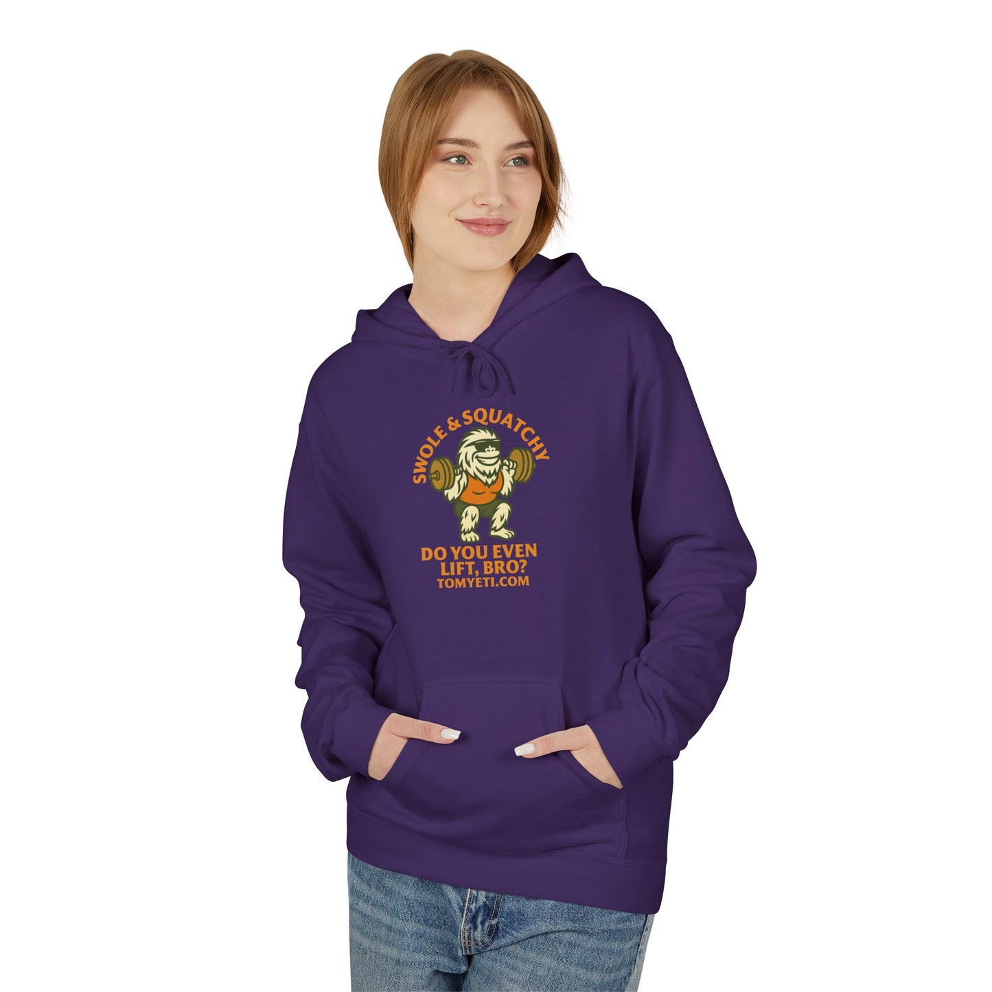 Tom Yeti Do You Even Lift Bro Swole & Squatchy Hoodie