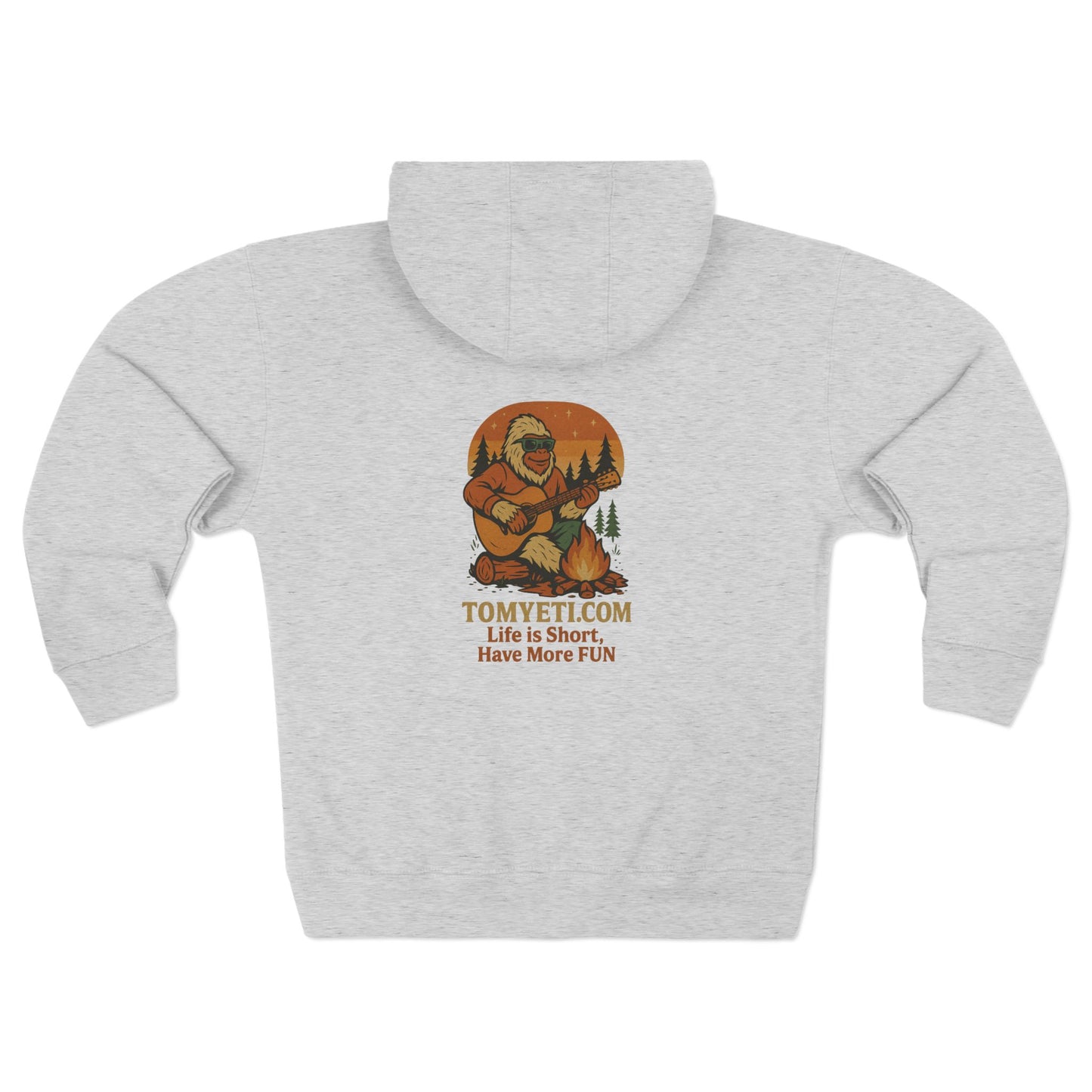 Tom Yeti Official Zip Up Travel Hoodie