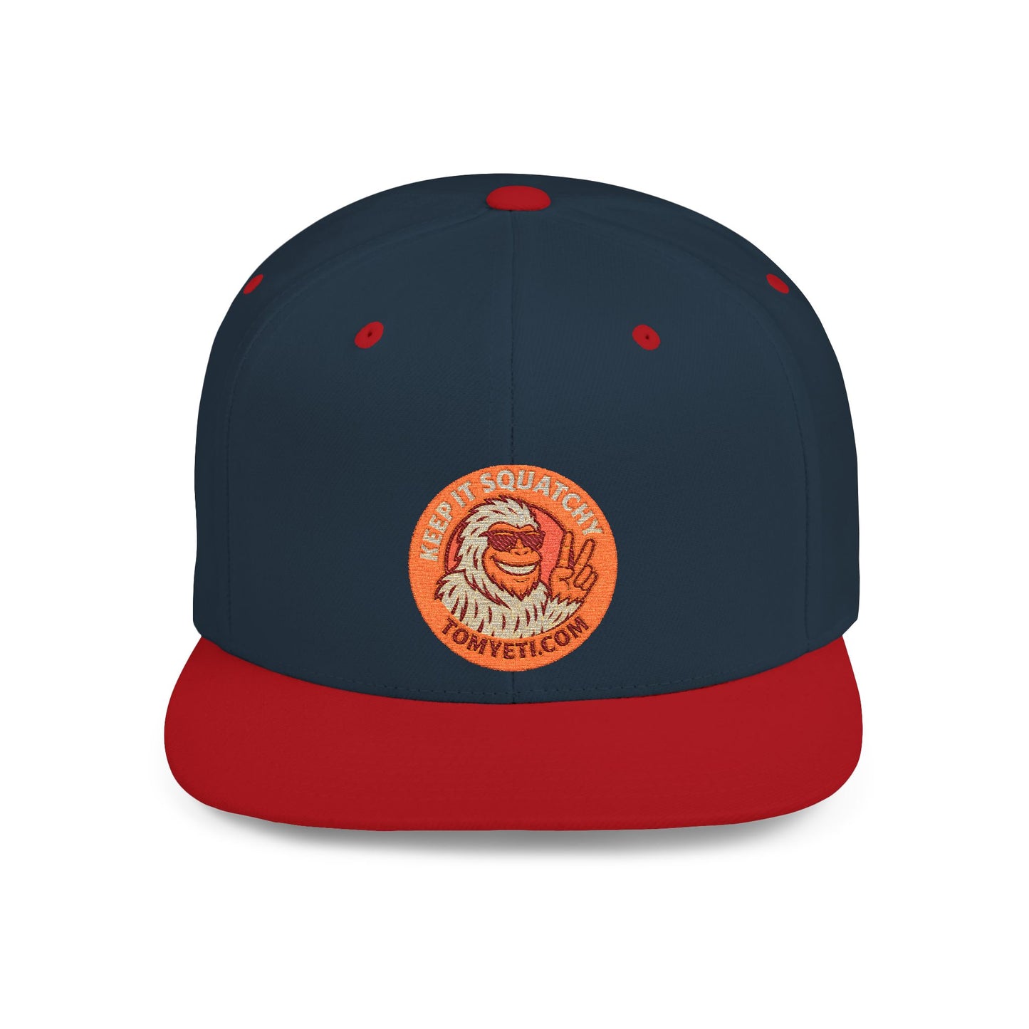 Flat Brim Hat - Tom Yeti Official Snapback Cap