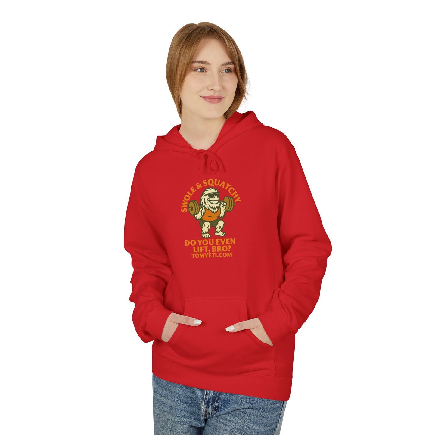Tom Yeti Do You Even Lift Bro Swole & Squatchy Hoodie