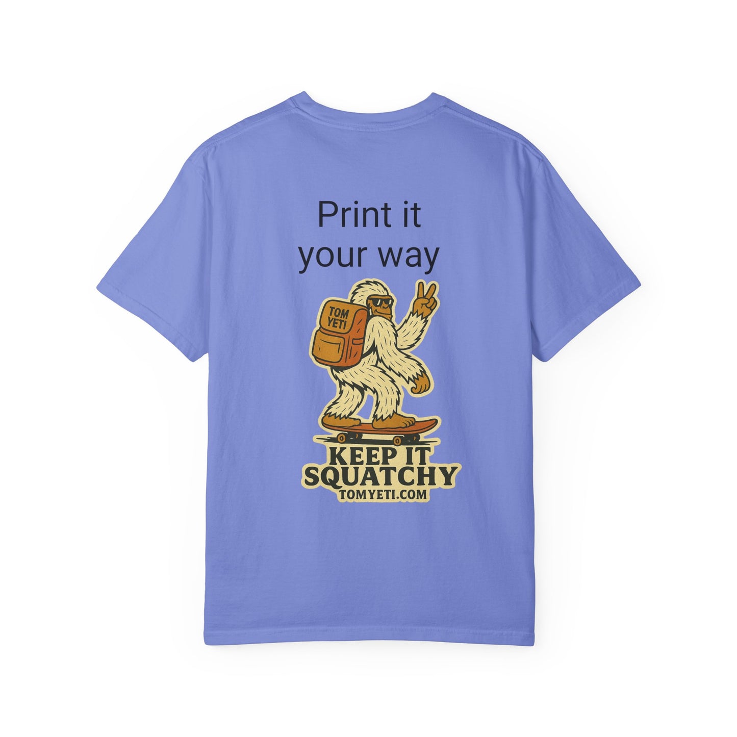 Personalize your own Tom Yeti T Shirt!
