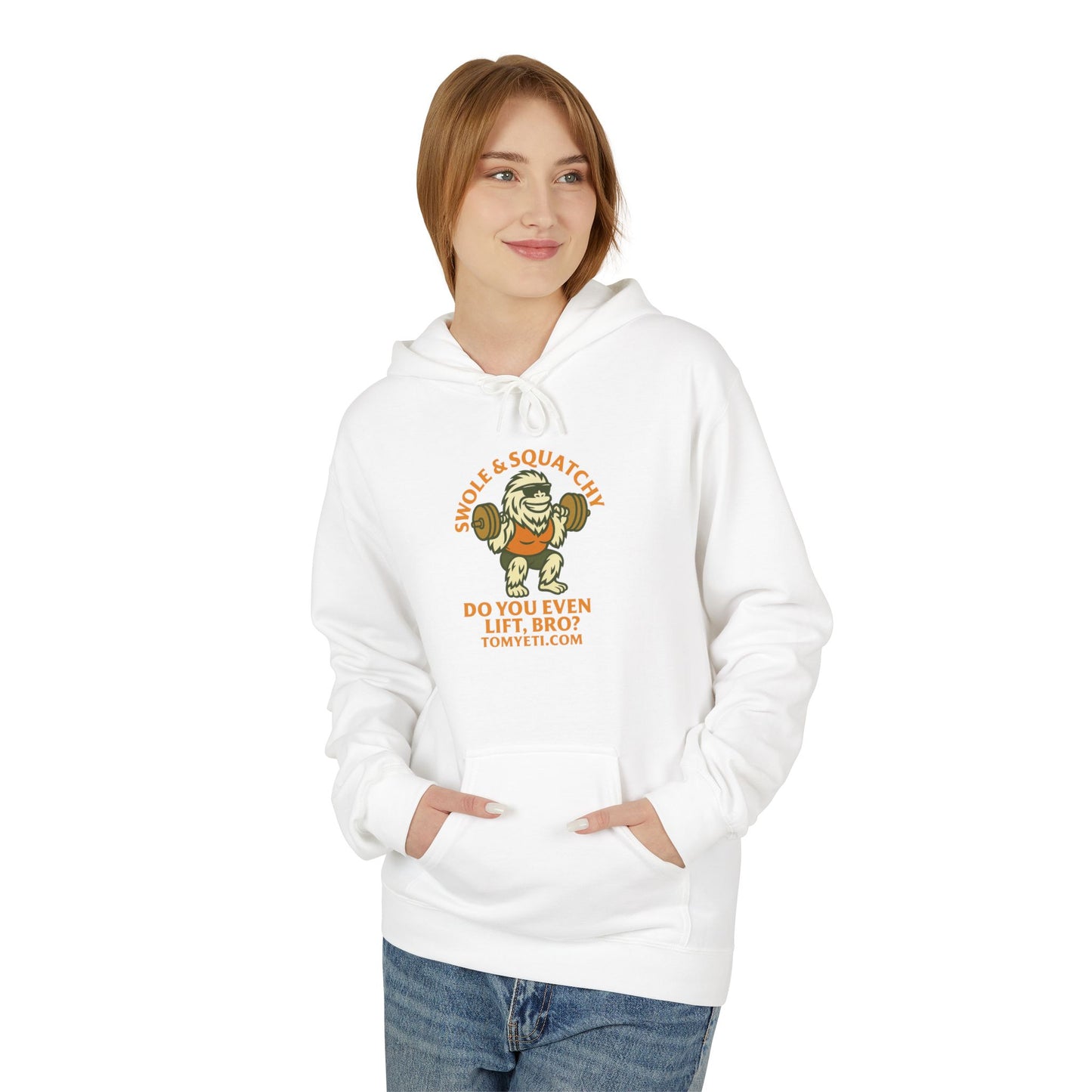 Tom Yeti Do You Even Lift Bro Swole & Squatchy Hoodie