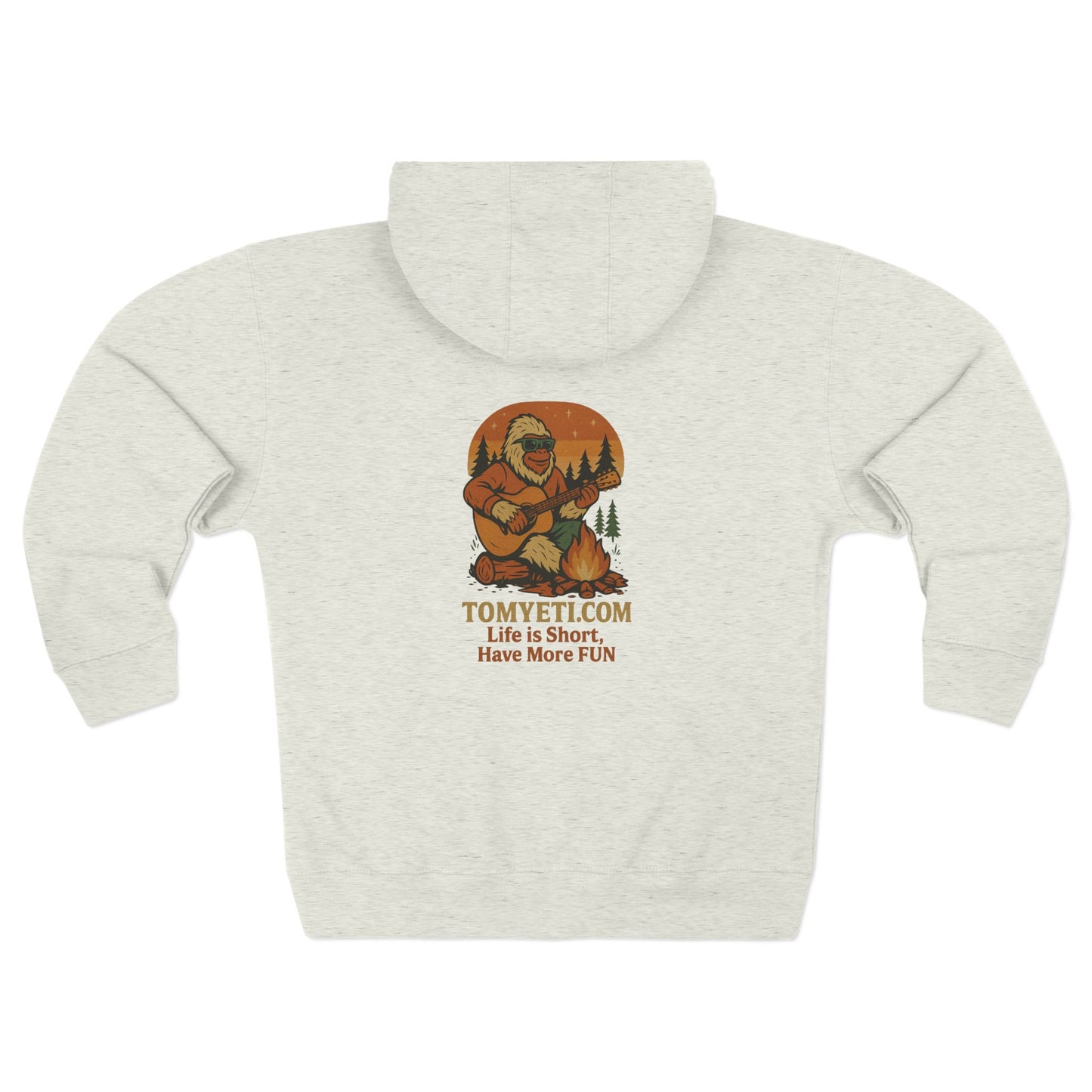 Tom Yeti Official Zip Up Travel Hoodie