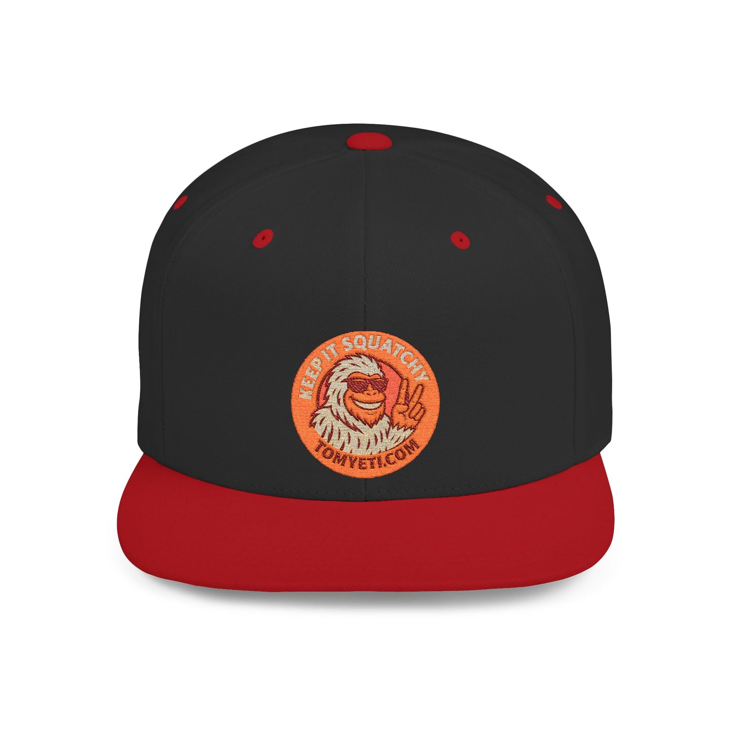 Flat Brim Hat - Tom Yeti Official Snapback Cap