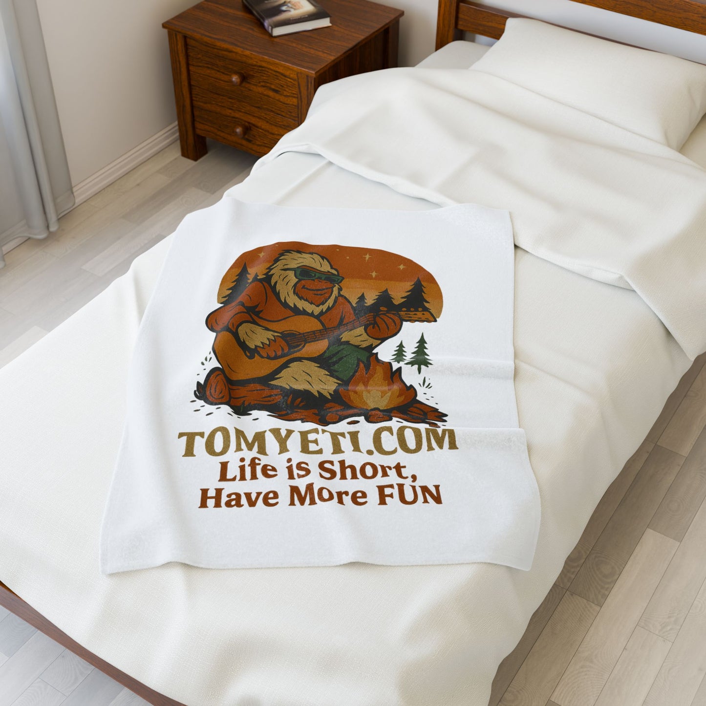 Tom Yeti Official Plush Blanket