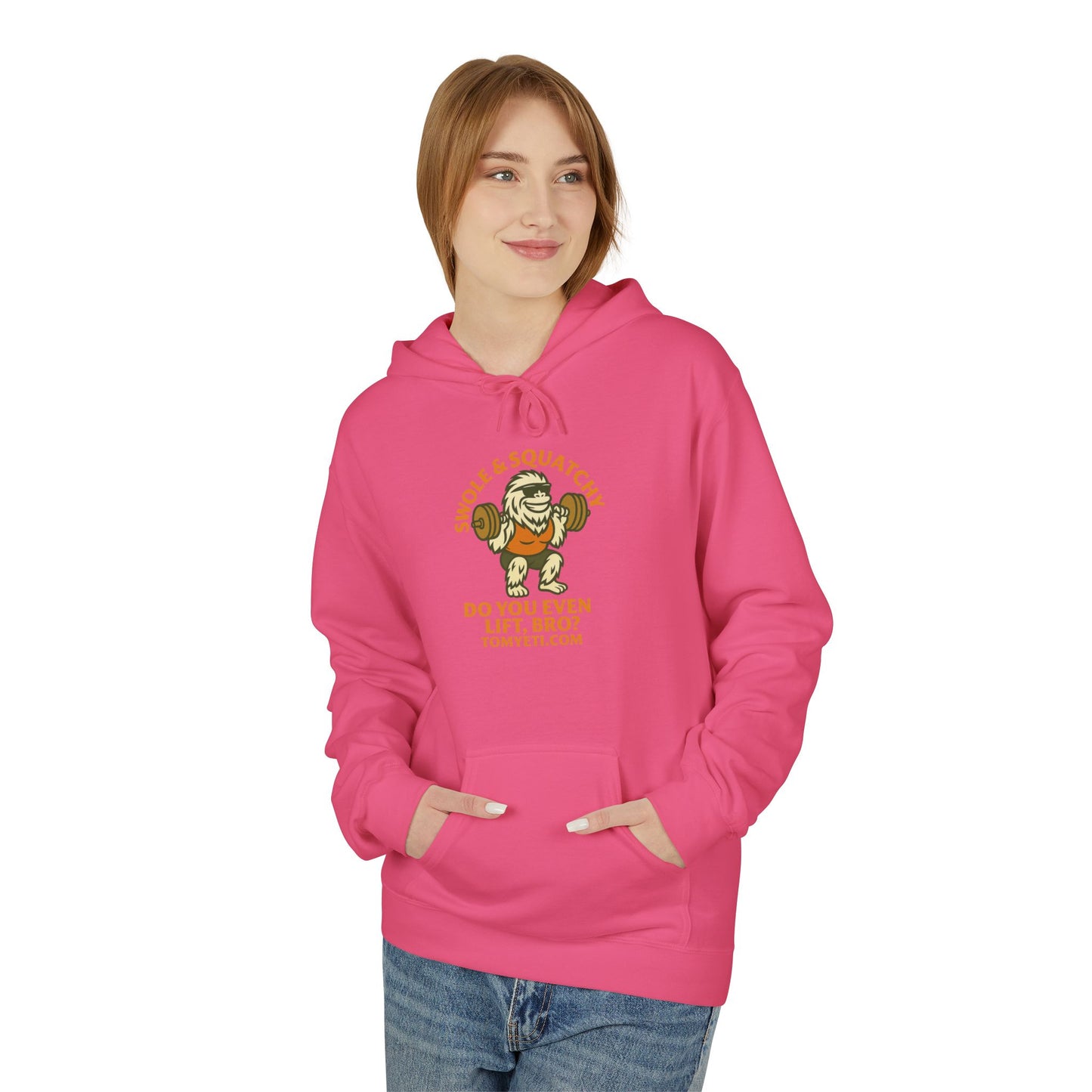 Tom Yeti Do You Even Lift Bro Swole & Squatchy Hoodie