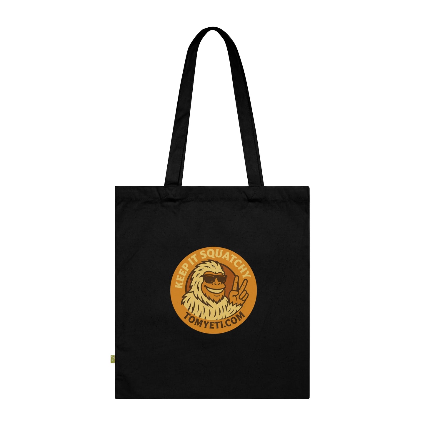 Tom Yeti Official Eco-Friendly Adventure Tote Bag - Perfect for Hiking, Beach Days, Shopping, Gifts, Festivals; Keep it Squatchy, Hike More Worry Less