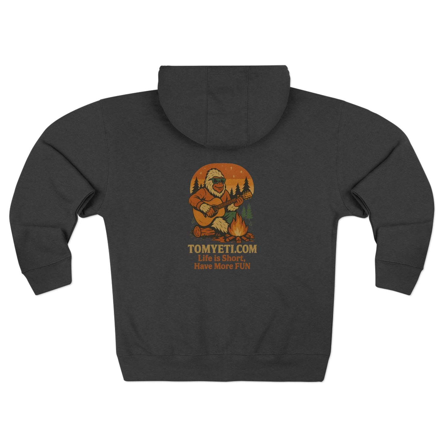 Tom Yeti Official Zip Up Travel Hoodie