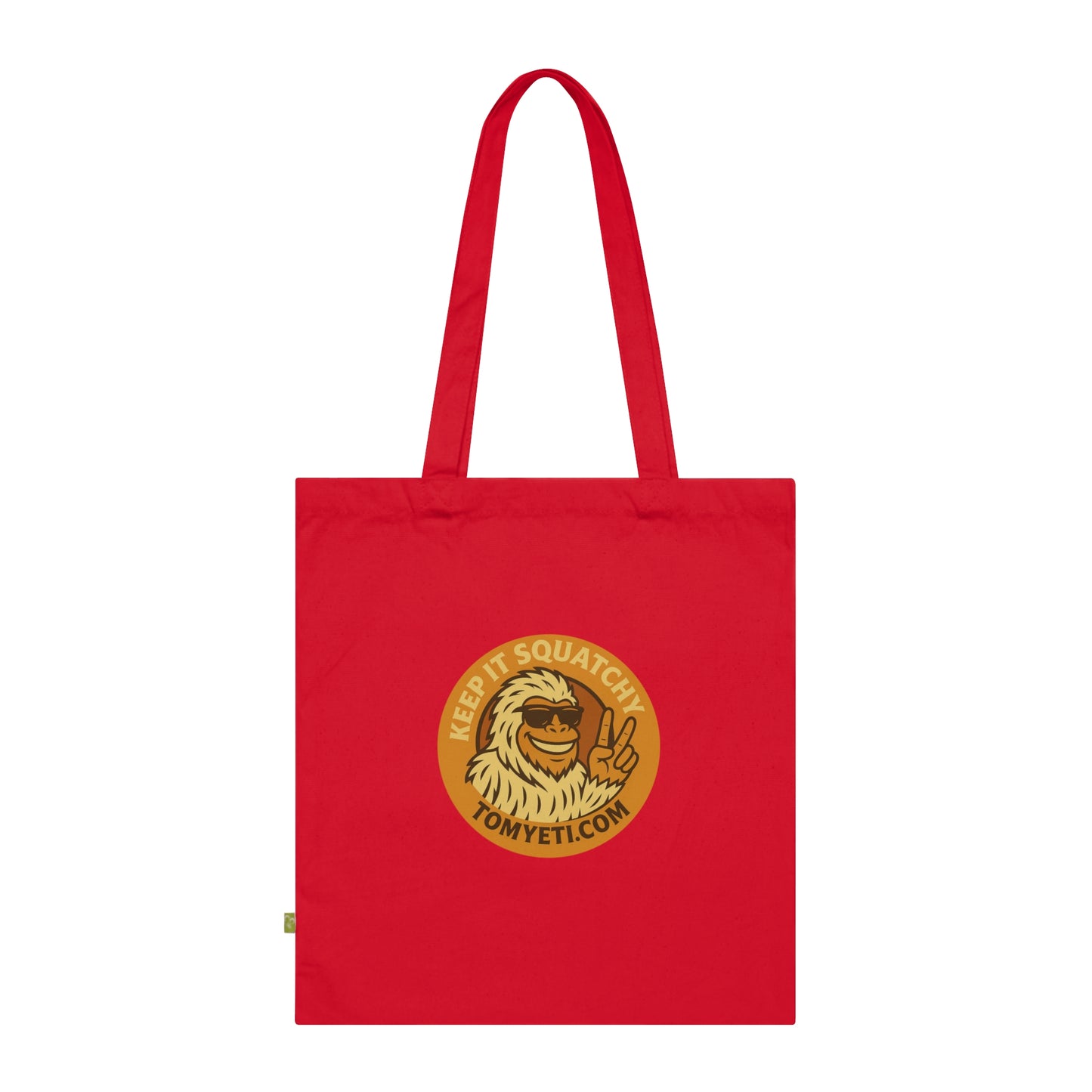 Tom Yeti Official Eco-Friendly Adventure Tote Bag - Perfect for Hiking, Beach Days, Shopping, Gifts, Festivals; Keep it Squatchy, Hike More Worry Less