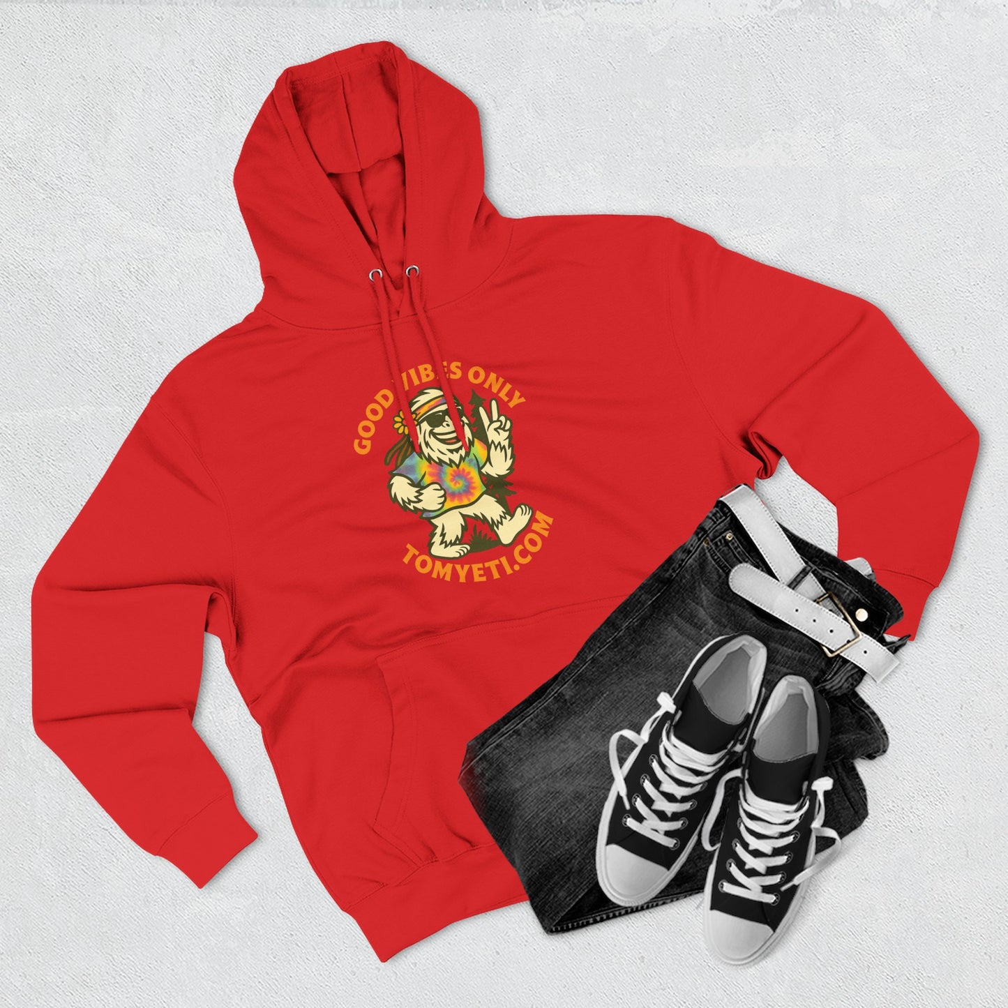Tom Yeti Official Good Vibes Only Woman's Hoodie