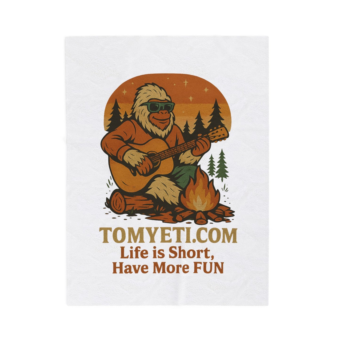 Tom Yeti Official Plush Blanket