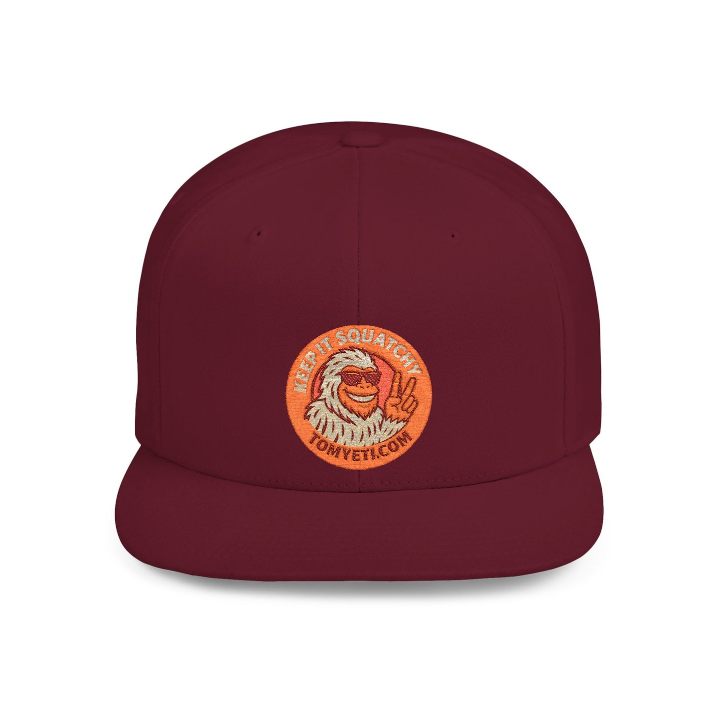 Flat Brim Hat - Tom Yeti Official Snapback Cap