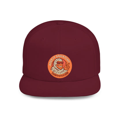 Flat Brim Hat - Tom Yeti Official Snapback Cap