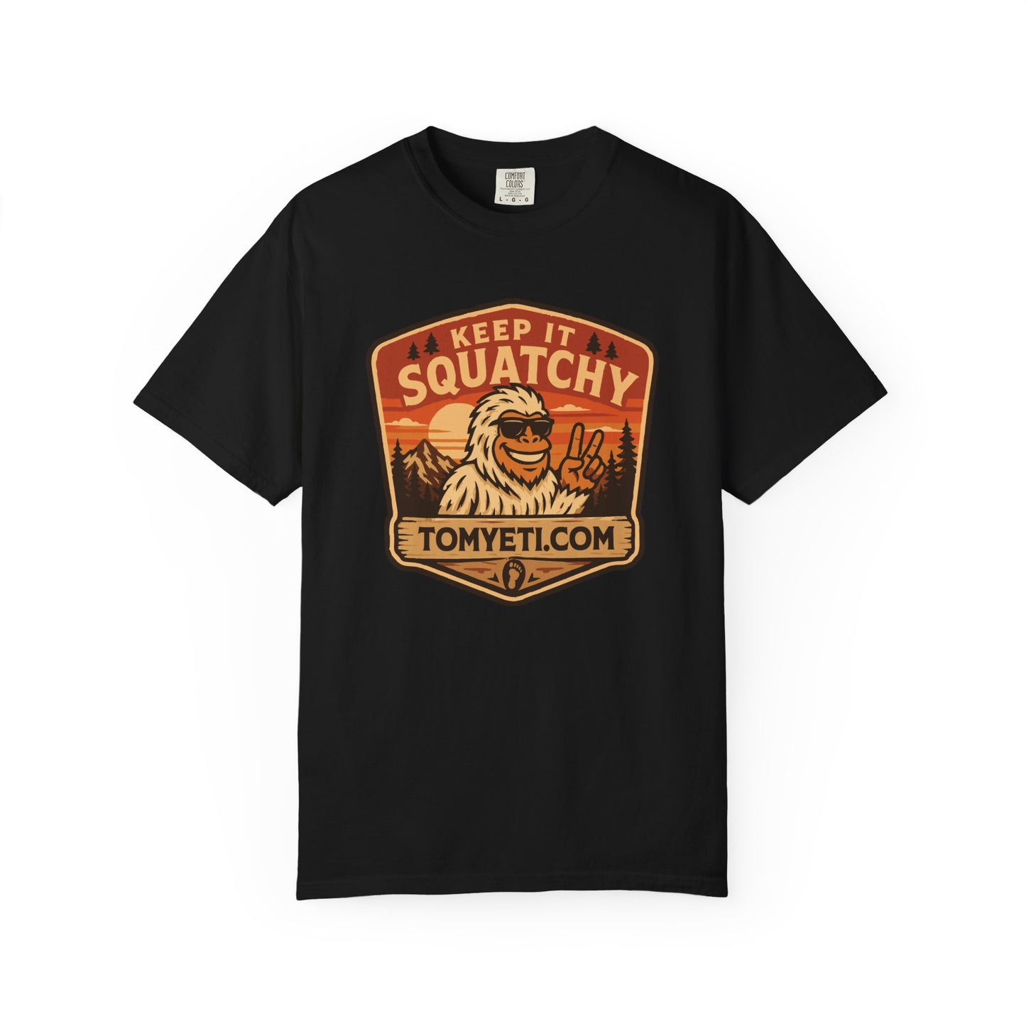 Tom Yeti Logo 100% Cotton T-Shirt
