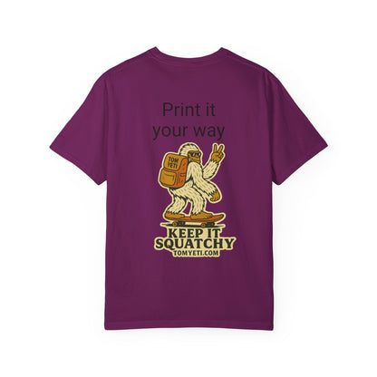 Personalize your own Tom Yeti T Shirt!