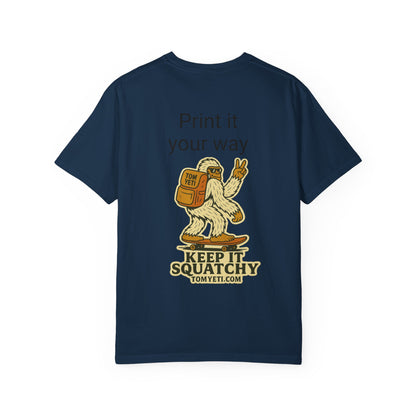 Personalize your own Tom Yeti T Shirt!