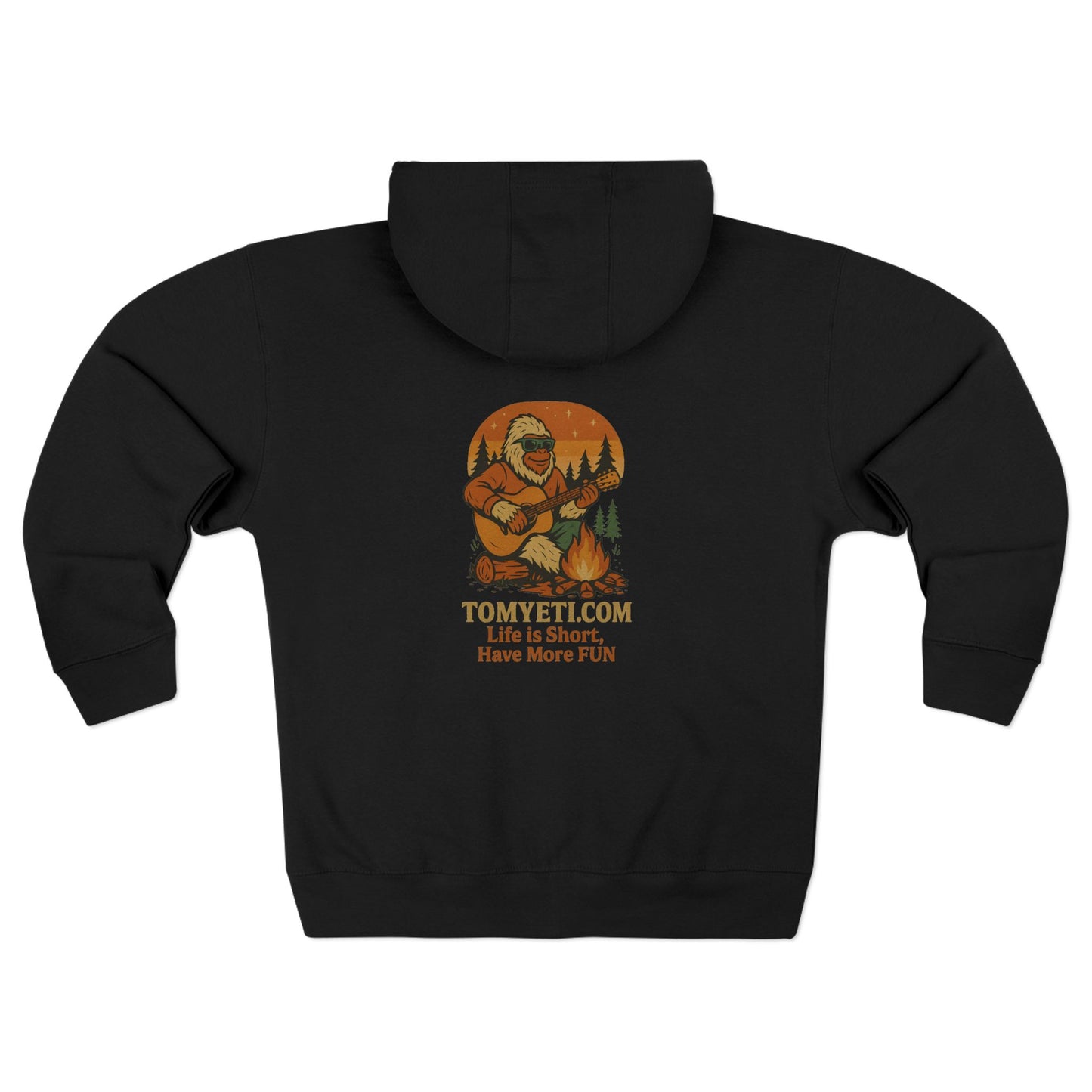 Tom Yeti Official Zip Up Travel Hoodie