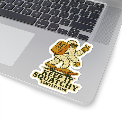 Tom Yeti Official Keep It Squatchy Stickers
