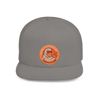 Flat Brim Hat - Tom Yeti Official Snapback Cap