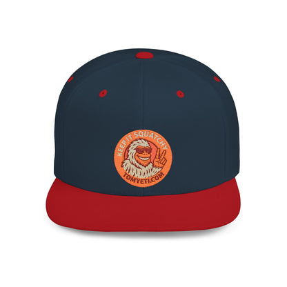 Flat Brim Hat - Tom Yeti Official Snapback Cap