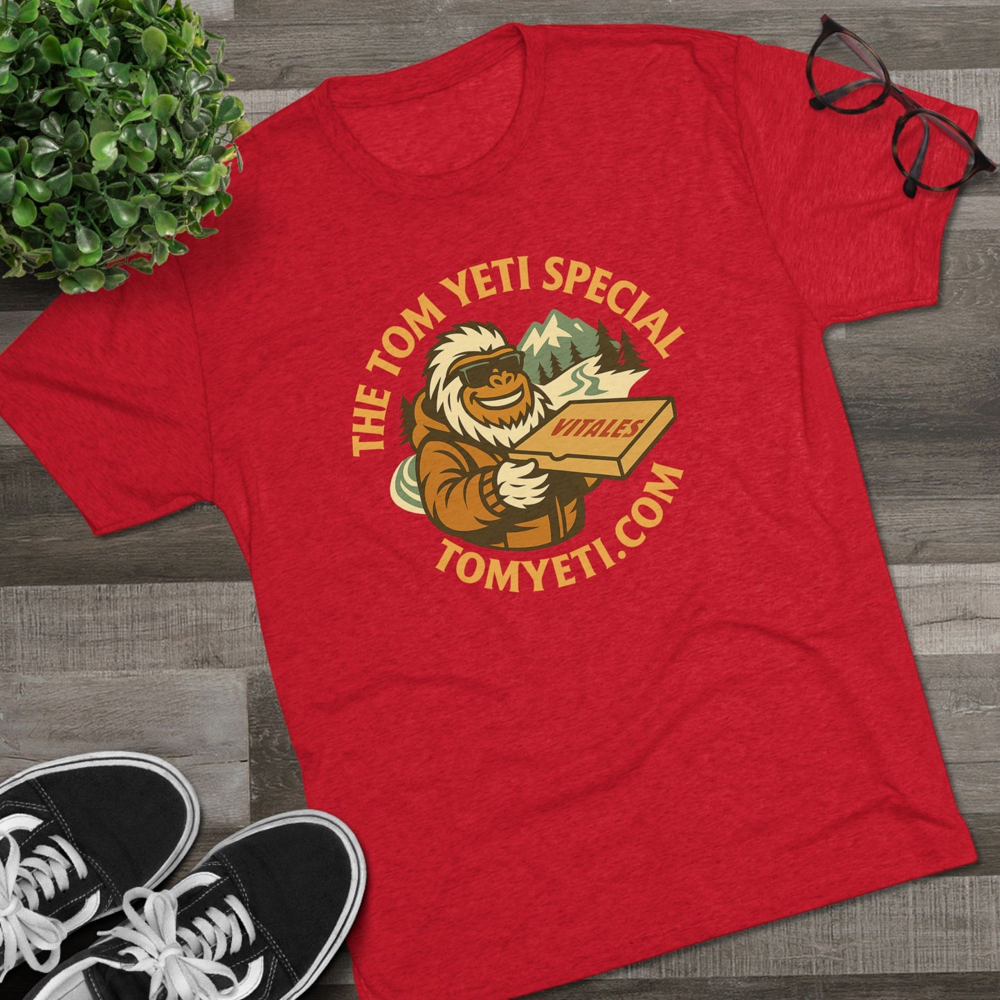 Tom Yeti Official Vitale's Pizza T Shirt!