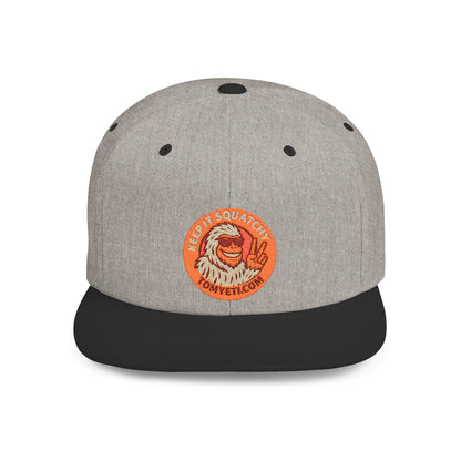 Flat Brim Hat - Tom Yeti Official Snapback Cap