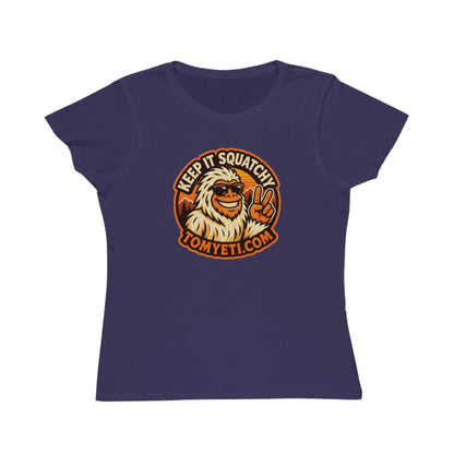 Keep It Squatchy Graphic T-Shirt — Organic Women's Classic Tee