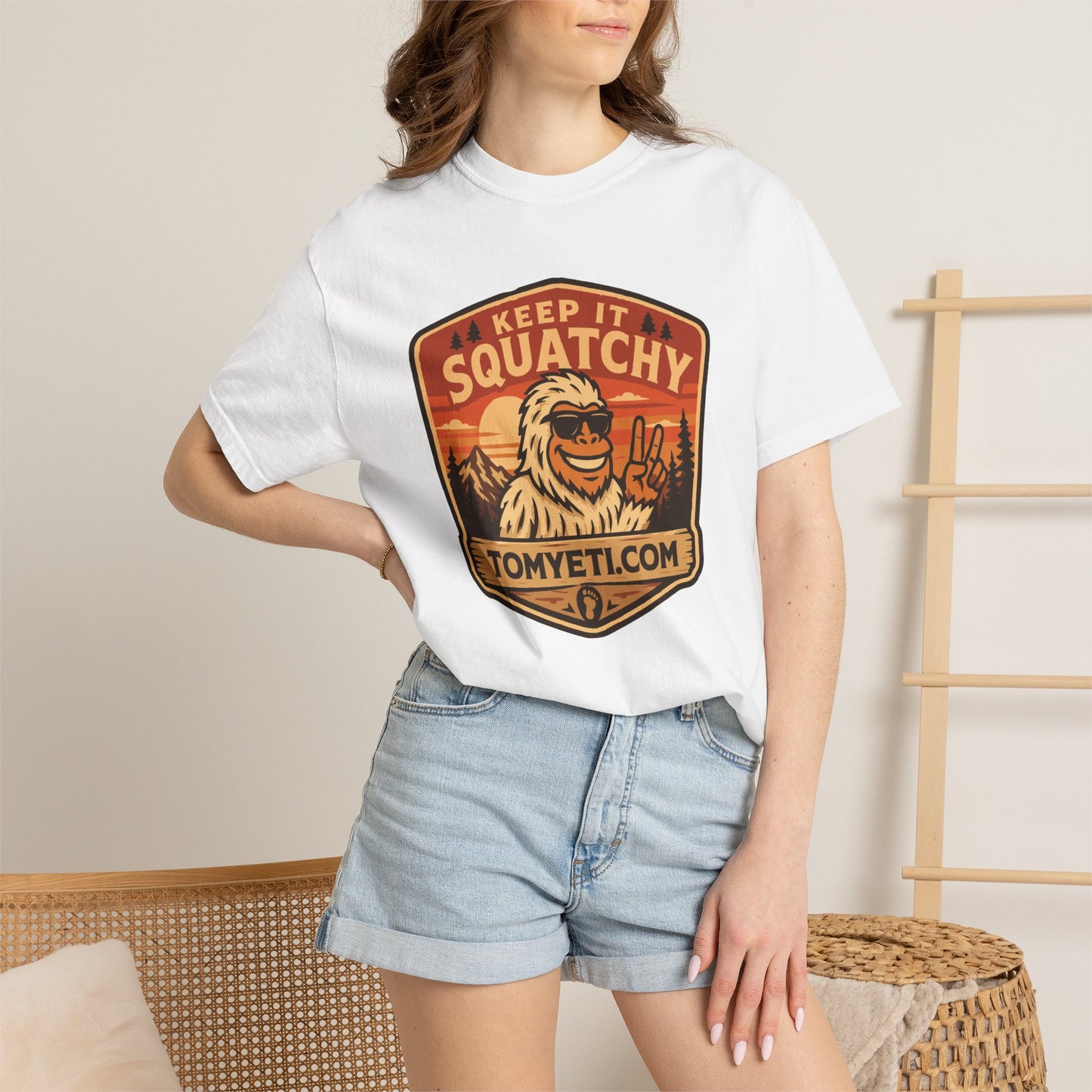 Tom Yeti Logo 100% Cotton T-Shirt