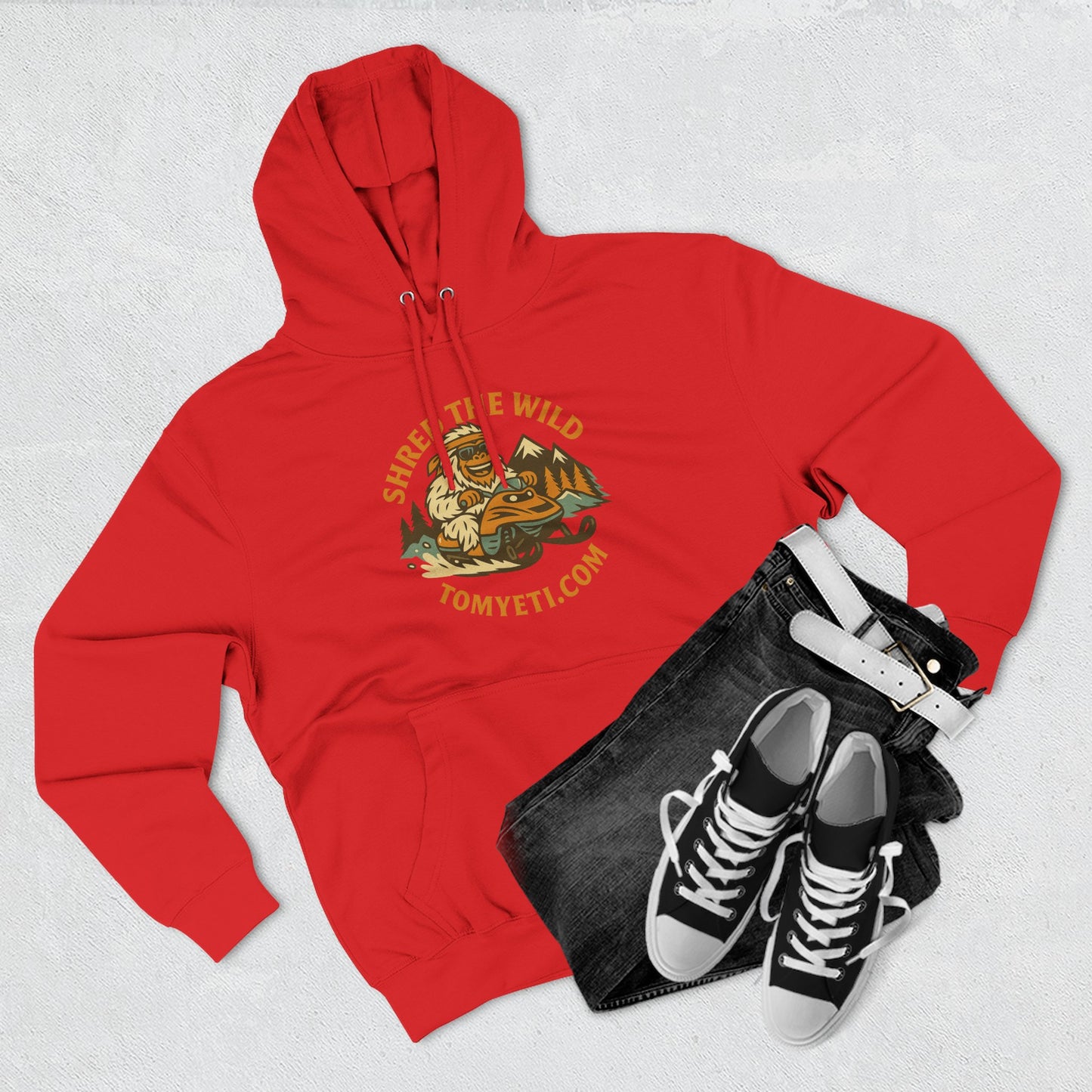 Tom Yeti Official Snowmobiling Hoodie!