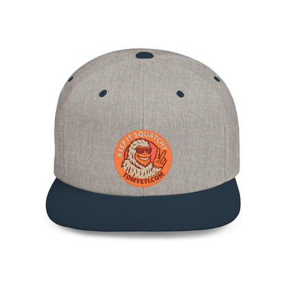 Flat Brim Hat - Tom Yeti Official Snapback Cap