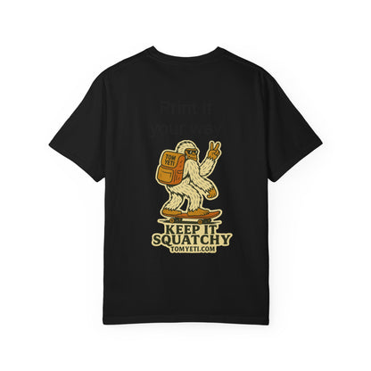 Personalize your own Tom Yeti T Shirt!