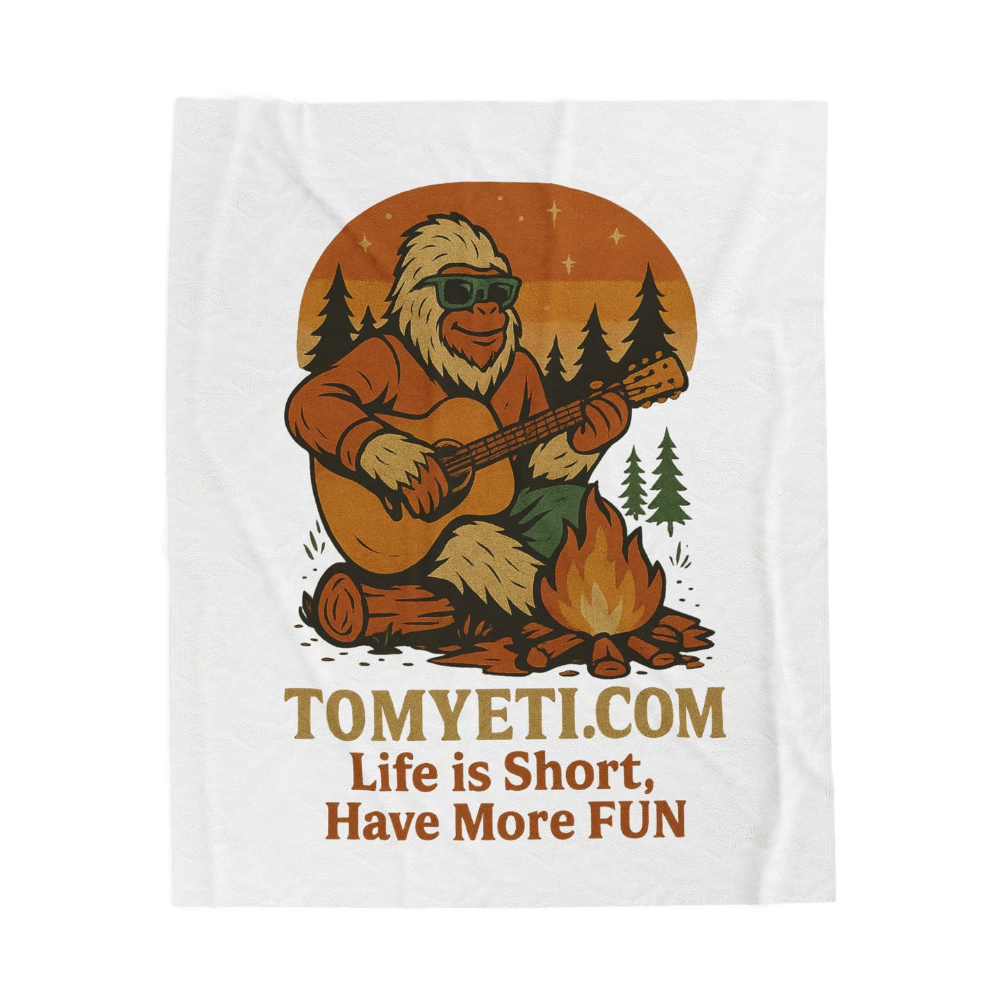 Tom Yeti Official Plush Blanket