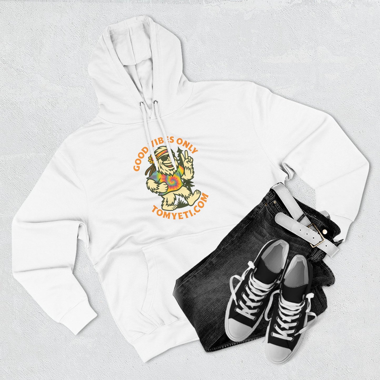 Tom Yeti Official Good Vibes Only Woman's Hoodie