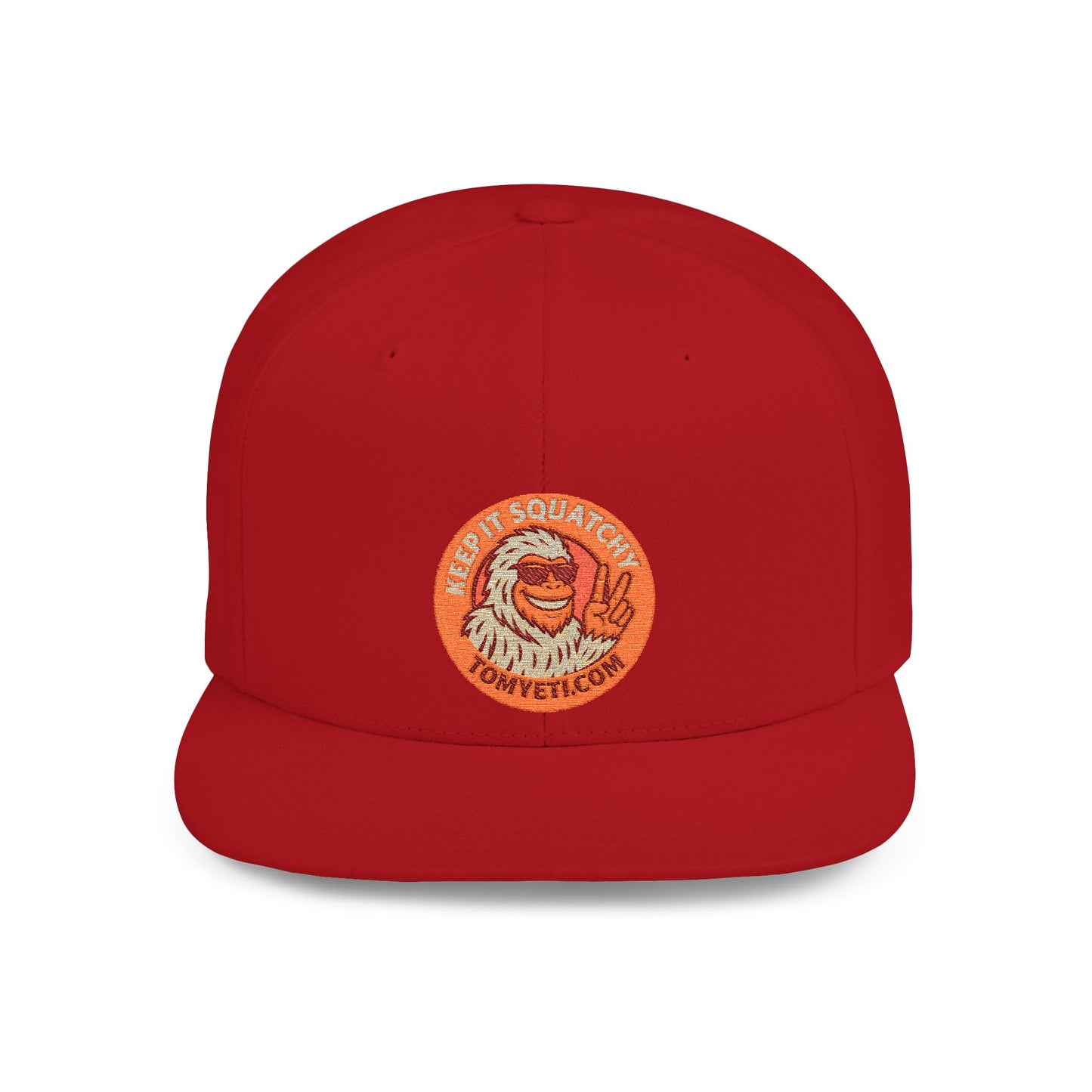 Flat Brim Hat - Tom Yeti Official Snapback Cap