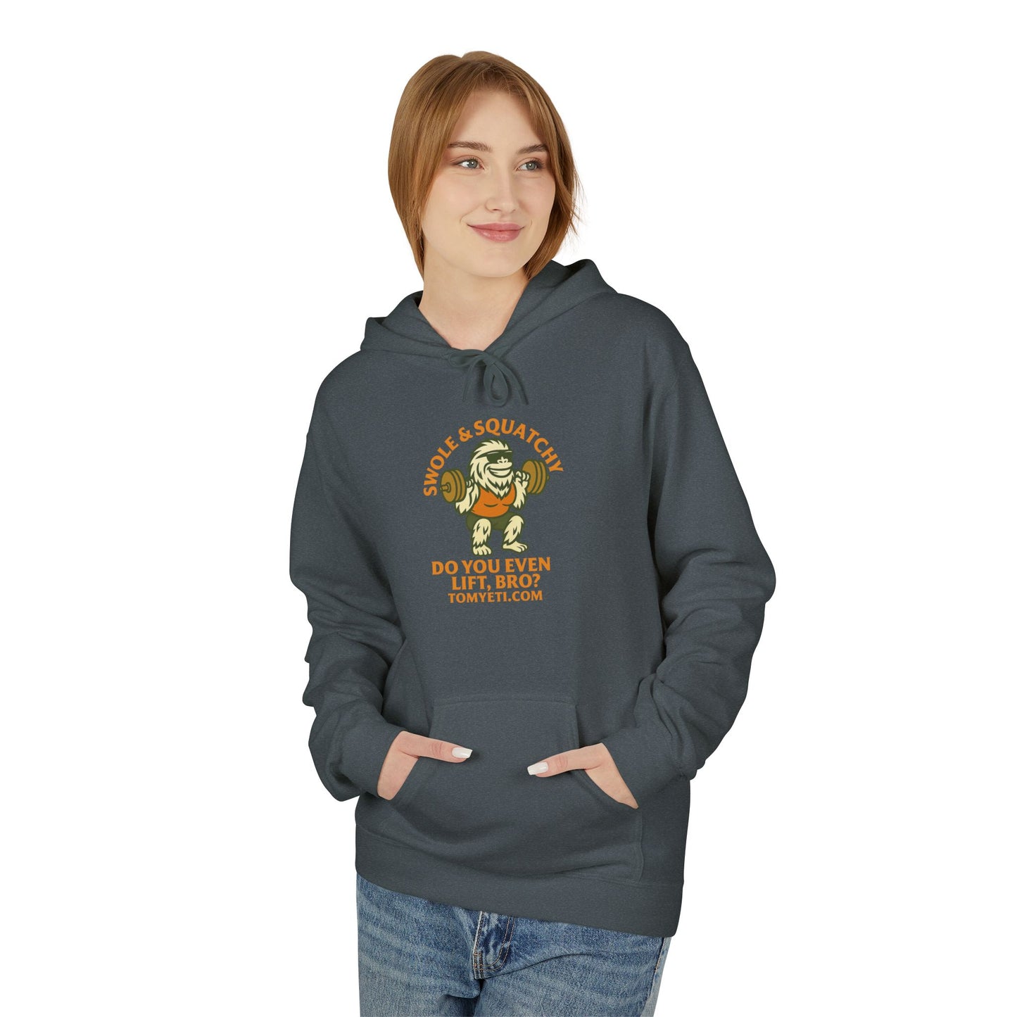 Tom Yeti Do You Even Lift Bro Swole & Squatchy Hoodie