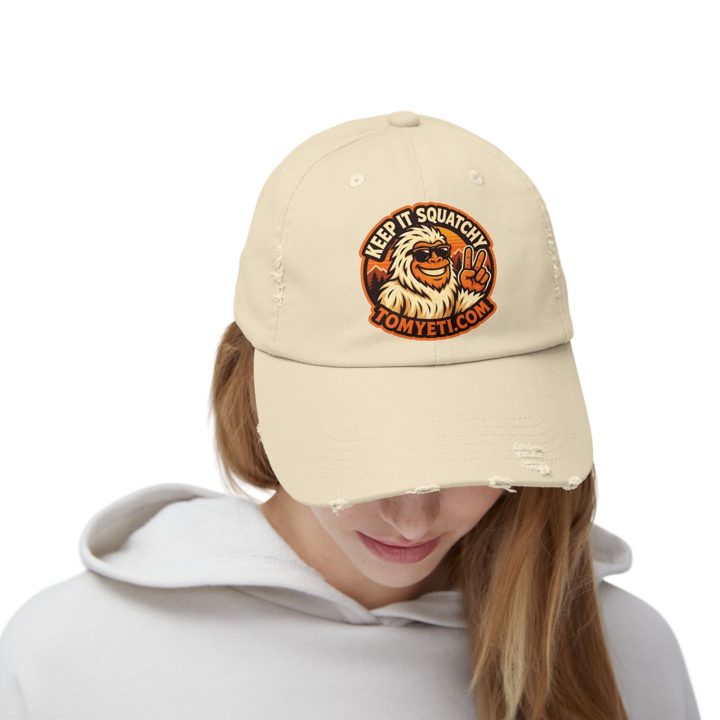 Tom Yeti Outdoor Adventure Cap — Distressed Unisex Hat