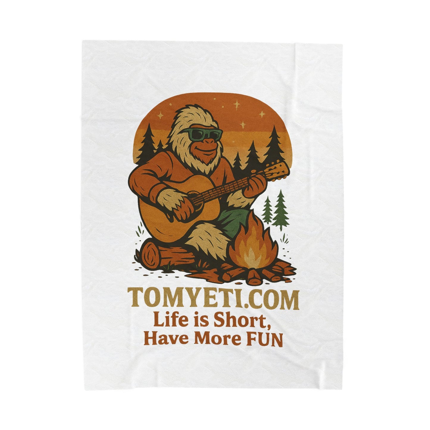 Tom Yeti Official Plush Blanket