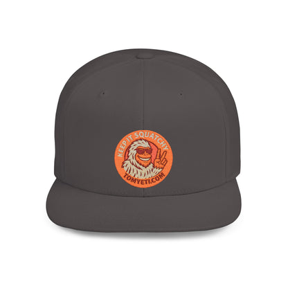 Flat Brim Hat - Tom Yeti Official Snapback Cap