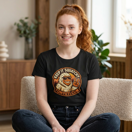 Keep It Squatchy Graphic T-Shirt — Organic Women's Classic Tee