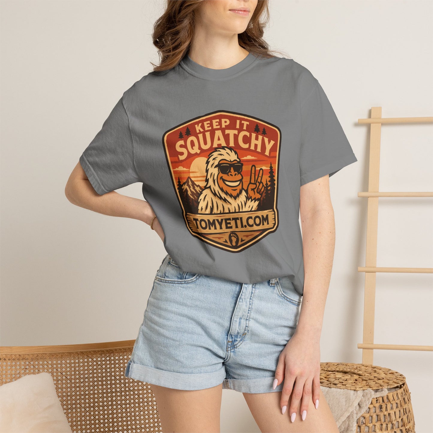Tom Yeti Logo 100% Cotton T-Shirt