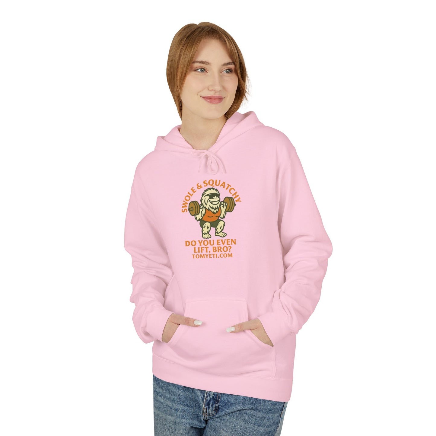 Tom Yeti Do You Even Lift Bro Swole & Squatchy Hoodie