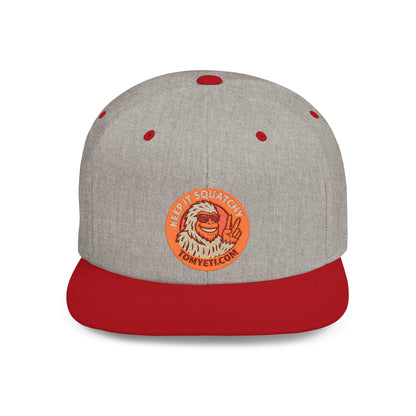 Flat Brim Hat - Tom Yeti Official Snapback Cap