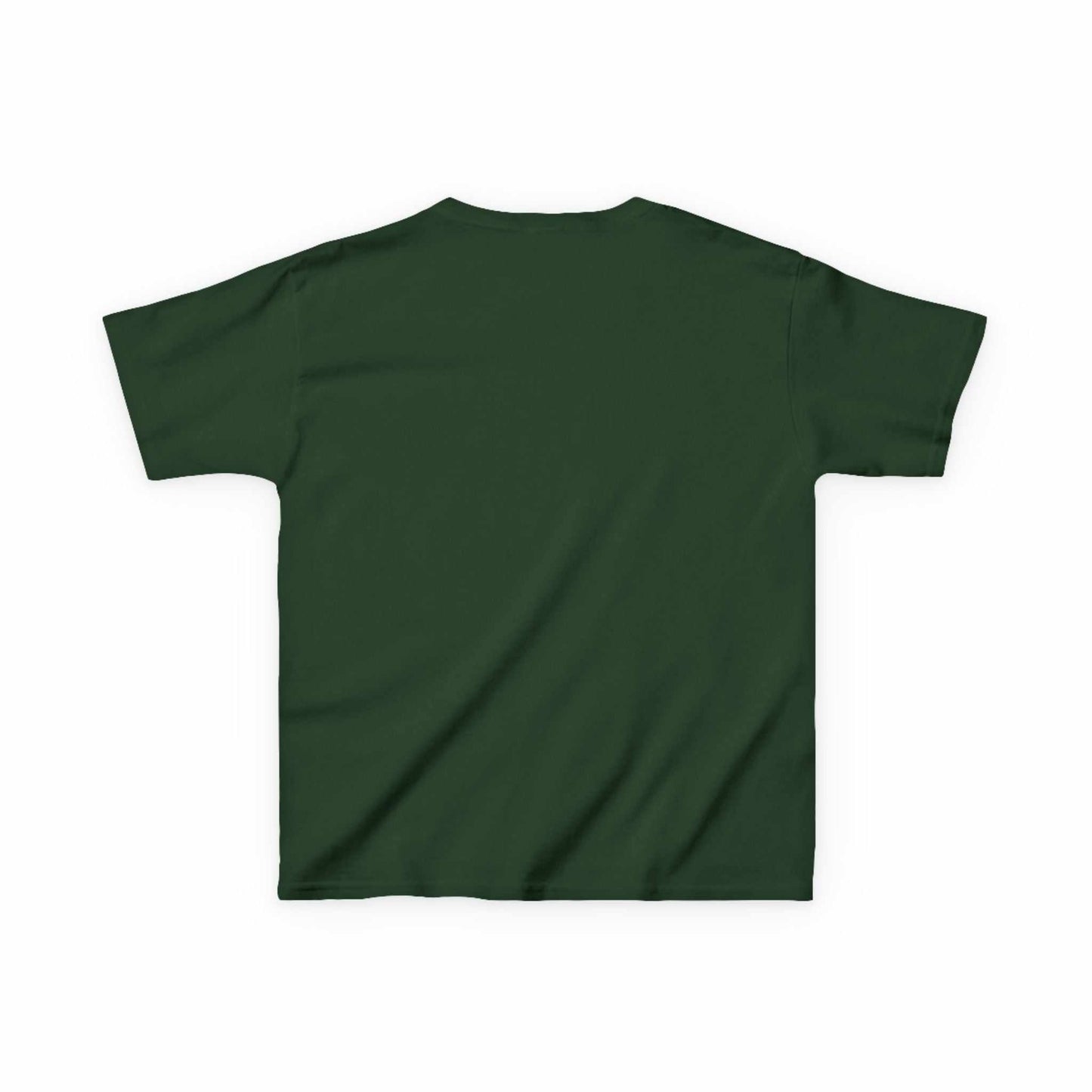 Tom Yeti Official Vitales kids heavy cotton tee in green with durable cotton fabric and classic fit