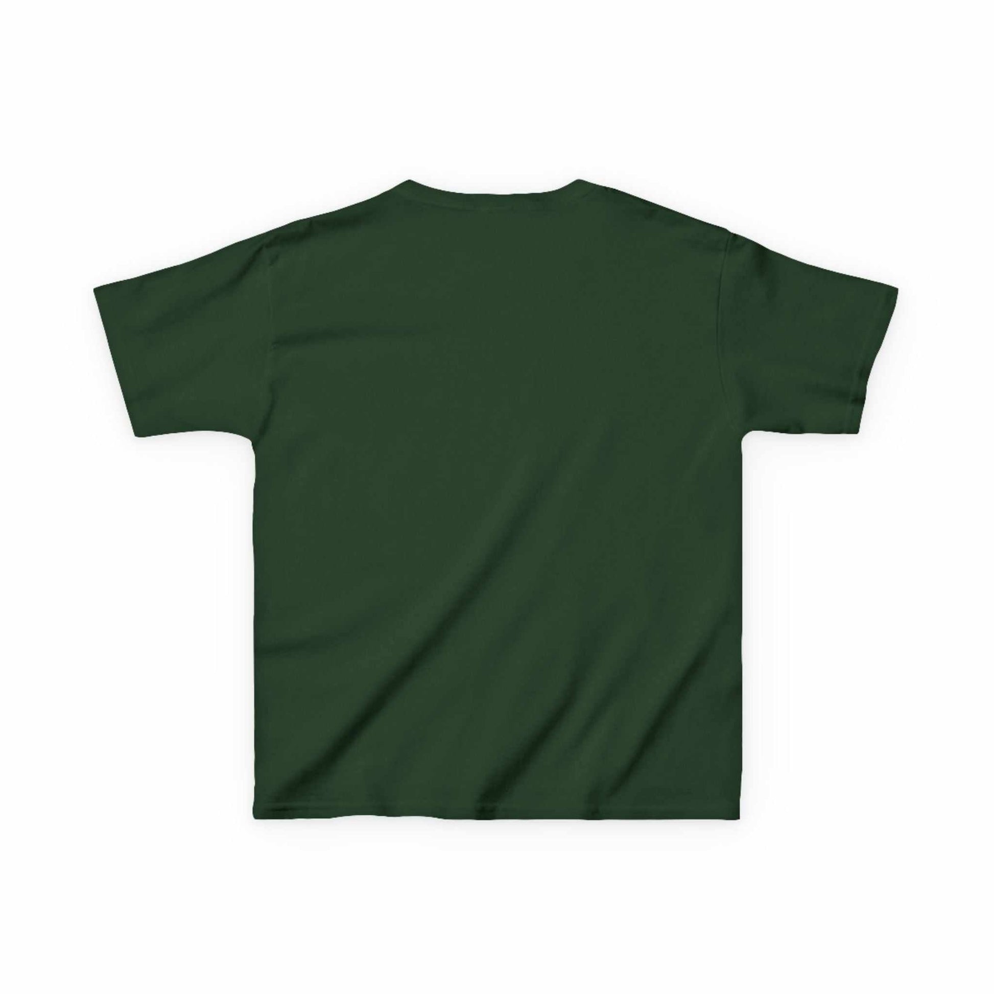 Tom Yeti Official Vitales kids heavy cotton tee in green with durable cotton fabric and classic fit