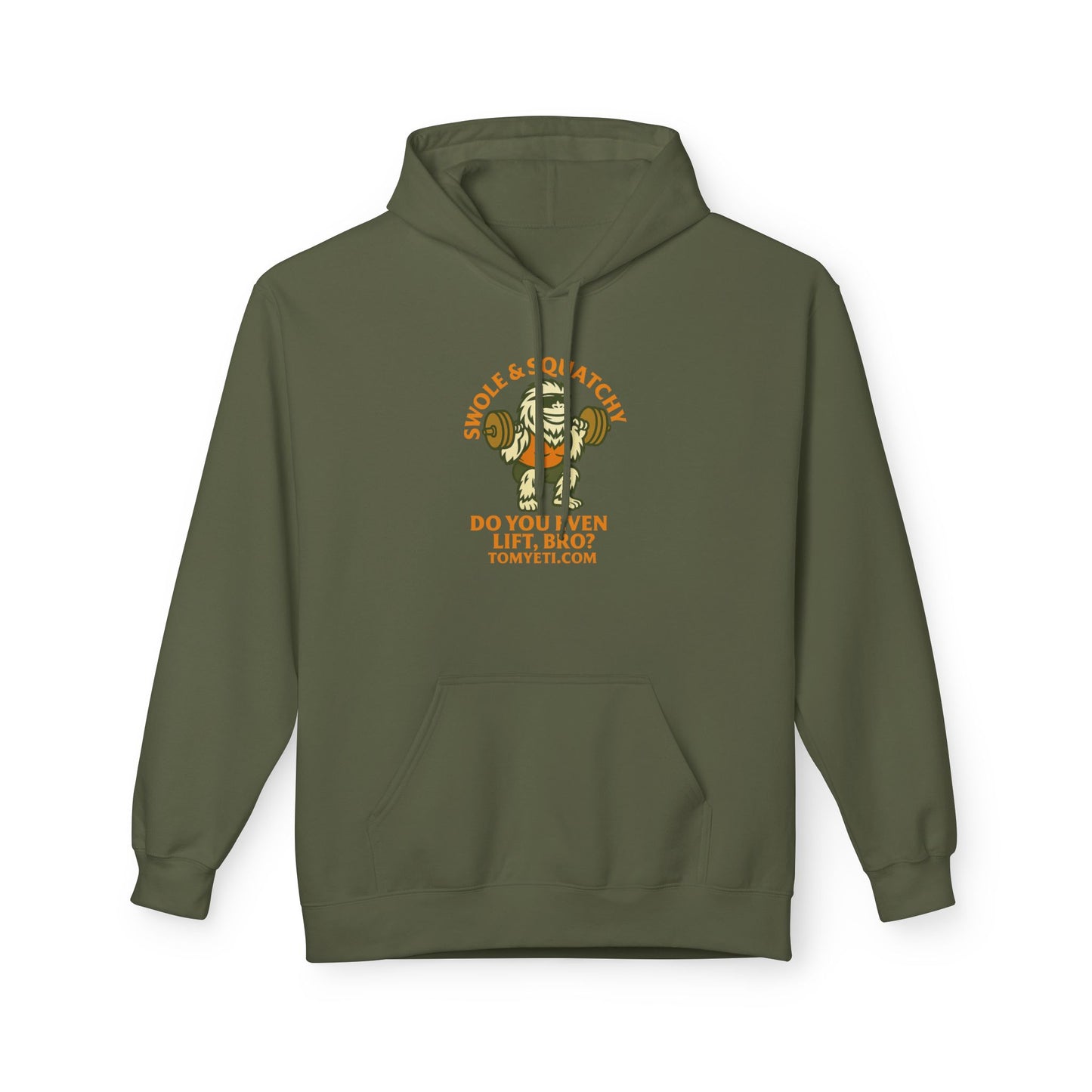 Tom Yeti Do You Even Lift Bro Swole & Squatchy Hoodie